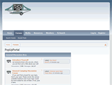 Tablet Screenshot of popupportal.com